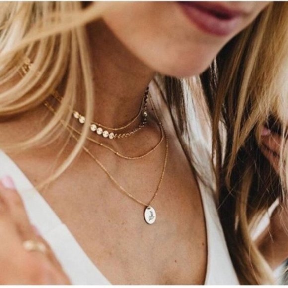 Orchid Floral Boho Minimalist Indie Plant Necklace - Picture 8 of 15